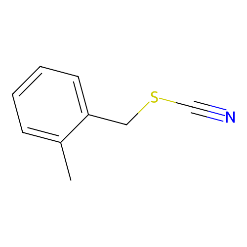 2-Methylbenzyl thiocyanate structure