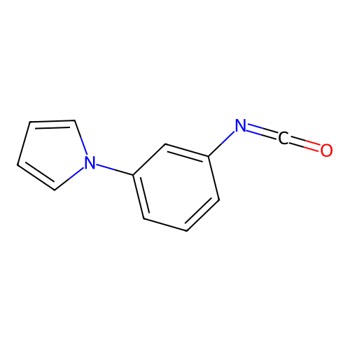 1-(3-Isocyanatophenyl)-1H-pyrrole structure