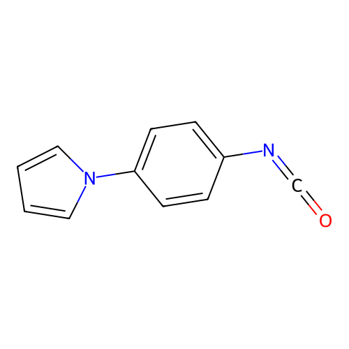 1-(4-Isocyanatophenyl)-1H-pyrrole structure