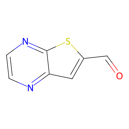 Thieno[2,3-b]pyrazine-6-carbaldehyde structure