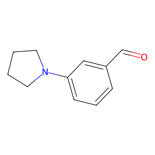 3-Pyrrolidin-1-ylbenzaldehyde structure
