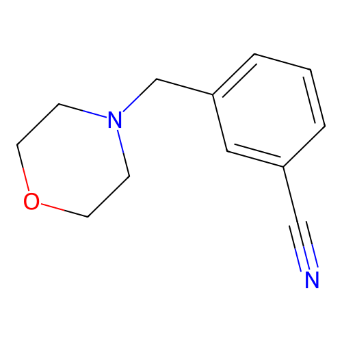 3-(Morpholin-4-ylmethyl)benzonitrile structure