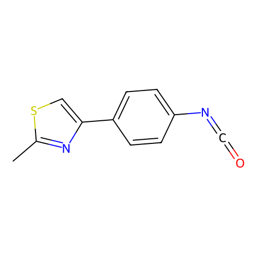 4-(4-Isocyanatophenyl)-2-methyl-1,3-thiazole structure