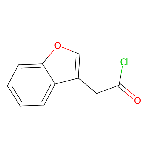 Benzo[b]furan-3-ylacetyl chloride structure
