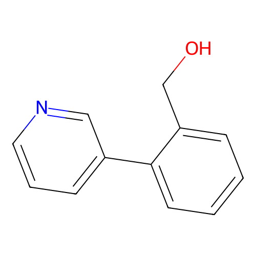 (2-Pyrid-3-ylphenyl)methanol structure