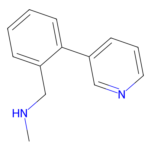 N-Methyl-N-(2-pyridin-3-ylbenzyl)amine structure