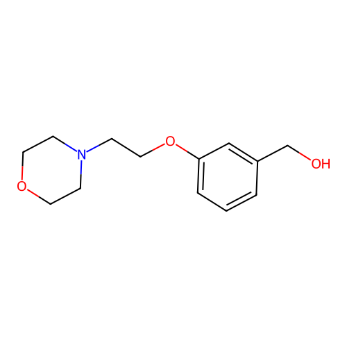 [3-(2-Morpholinoethoxy)phenyl]methanol structure