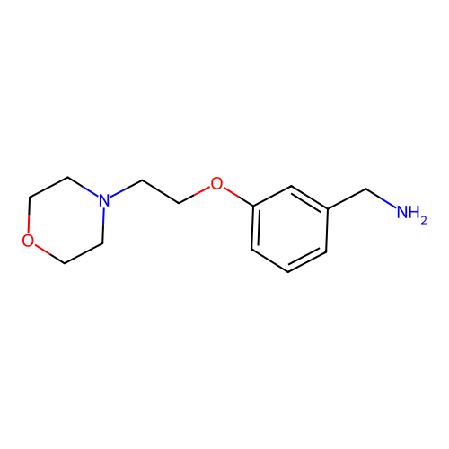 [3-(2-Morpholinoethoxy)phenyl]methylamine structure