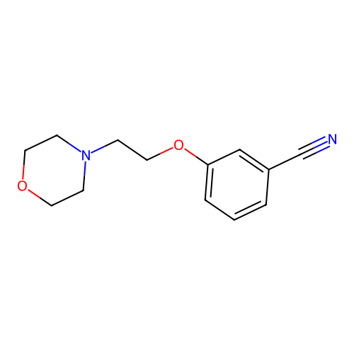3-(2-Morpholin-4-ylethoxy)benzonitrile structure