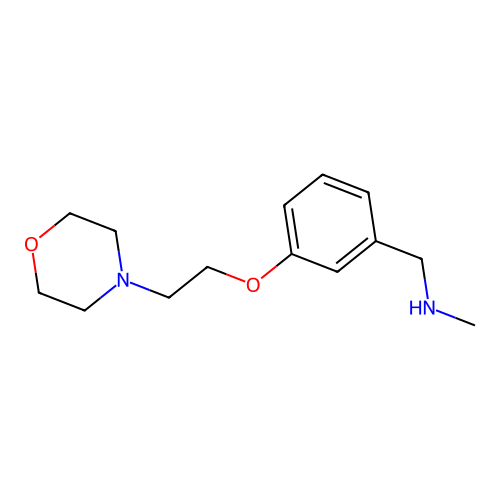 N-Methyl-N-[3-(2-morpholin-4-ylethoxy)benzyl]amine structure