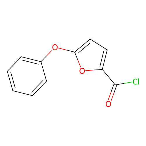 5-phenoxyfuran-2-carbonyl Chloride structure