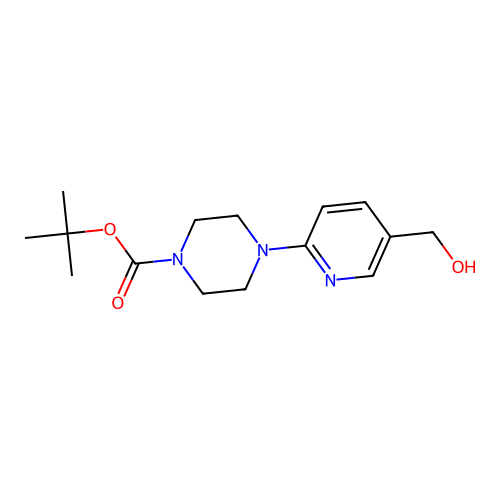 Tert-butyl 4-[5-(hydroxymethyl)pyridin-2-yl]piperazine-1-carboxylate structure