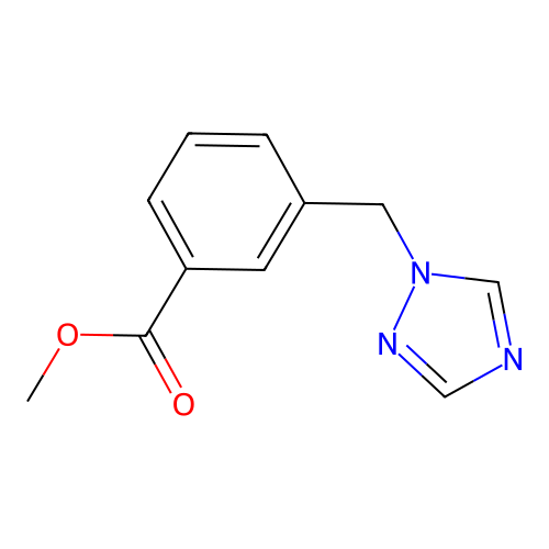 Methyl 3-(1H-1,2,4-triazol-1-ylmethyl)benzoate structure