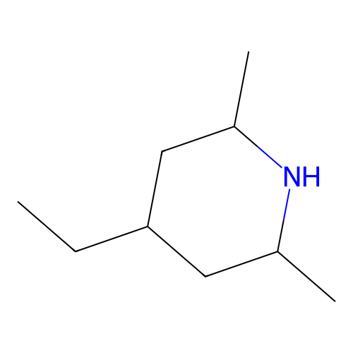 4-Ethyl-2,6-dimethylpiperidine structure