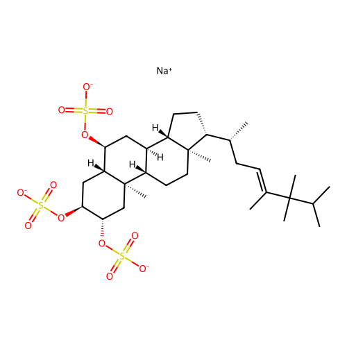 Sokotrasterol sulfate structure