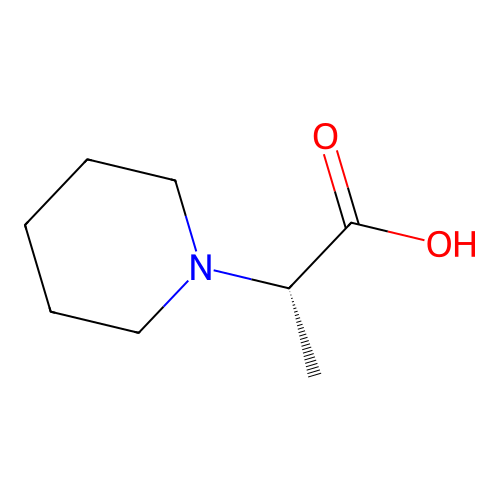 (S)-2-(piperidin-1-yl)propanoic acid structure