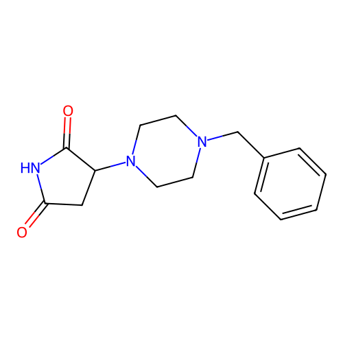 3-(4-Benzylpiperazin-1-yl)pyrrolidine-2,5-dione structure