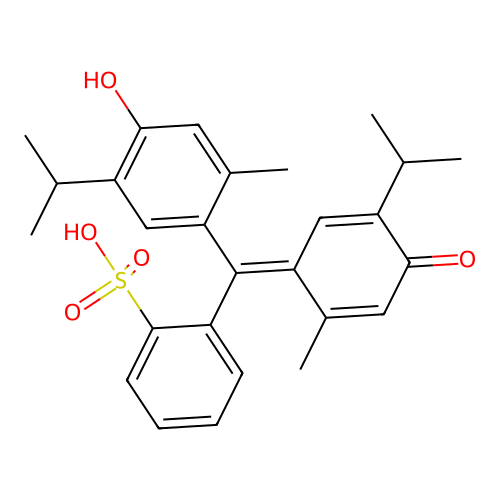 Thymol blue structure