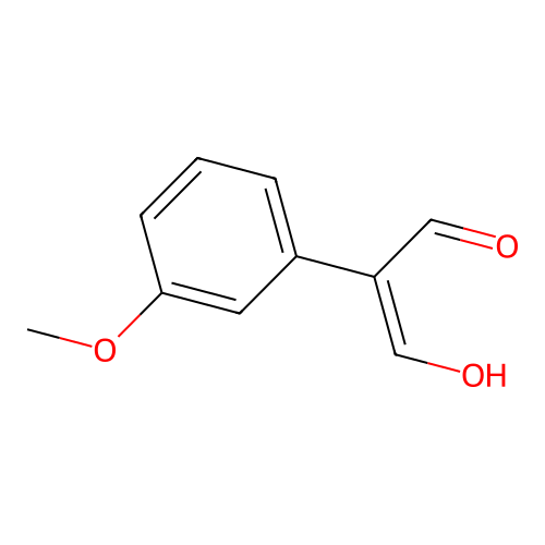 3-Hydroxy-2-(3-methoxyphenyl)prop-2-enal structure