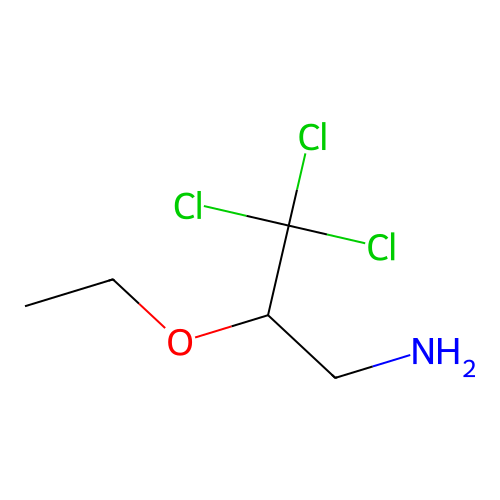 3,3,3-三氯-2-乙氧基丙-1-胺 structure