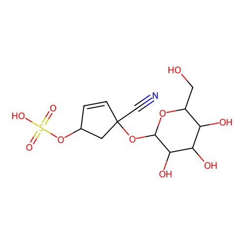 Tetraphyllin B sulfate structure