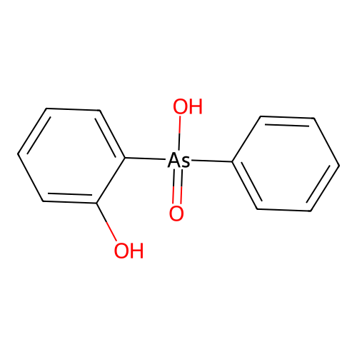 (2-hydroxyphenyl)phenylarsinic acid structure
