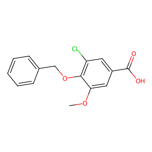 4-(Benzyloxy)-3-chloro-5-methoxybenzoic acid structure