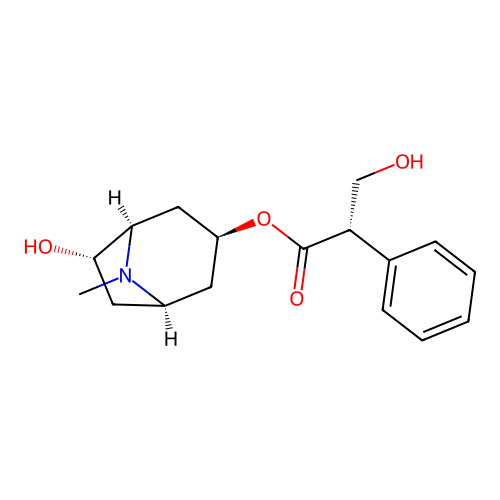 Anisodamine structure