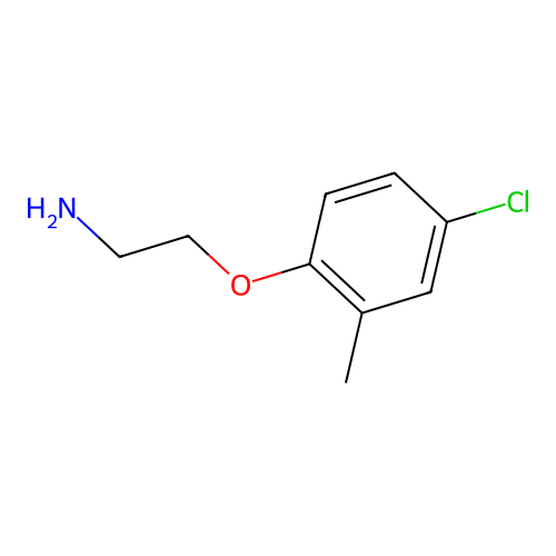 2-(4-Chloro-2-methylphenoxy)ethanamine structure
