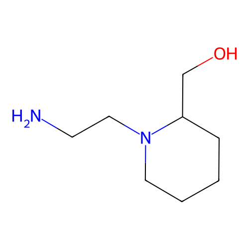 [1-(2-Aminoethyl)piperidin-2-yl]methanol structure
