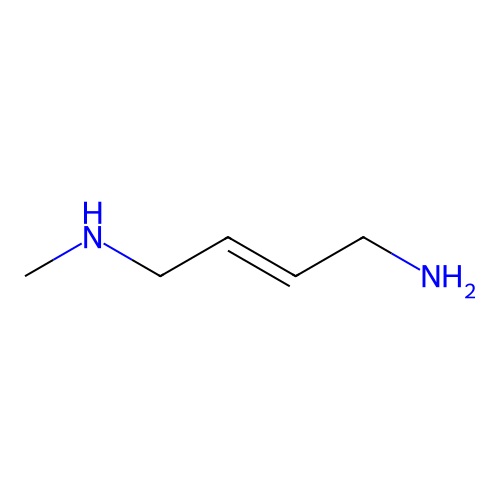 2-Butene-1,4-diamine, N-methyl- structure