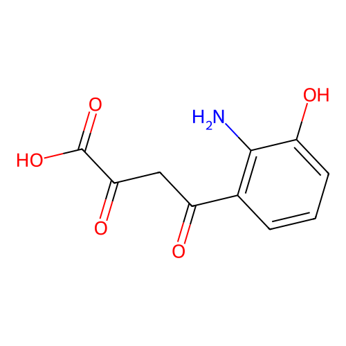 4-(2-Amino-3-hydroxyphenyl)-2,4-dioxobutanoic acid structure
