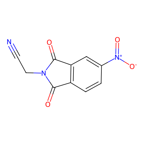 1,3-Dihydro-5-nitro-1,3-dioxo-2H-isoindole-2-acetonitrile structure