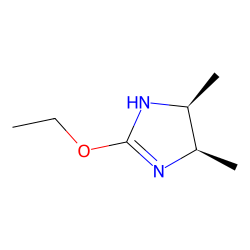 (4R,5S)-2-ethoxy-4,5-dimethyl-4,5-dihydro-1H-imidazole structure