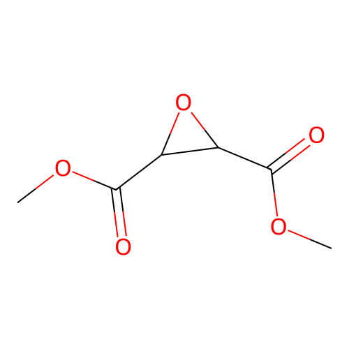 Dimethyl oxirane-2,3-dicarboxylate structure