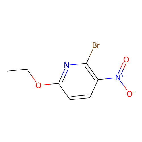 2-Bromo-6-ethoxy-3-nitropyridine structure