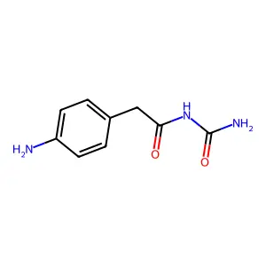 4-氨基-N-(氨基甲酰)苯乙酰胺 structure