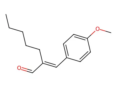 2-[(4-Methoxyphenyl)methylidene]heptanal structure