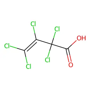 2,2,3,4,4-五氯-3-丁烯酸 structure