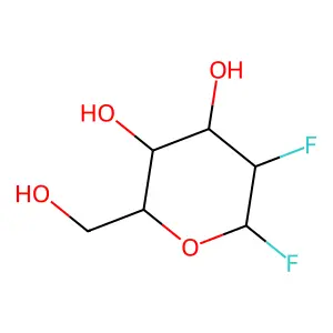 2-Deoxy-2-fluoroglucopyranosyl fluoride structure