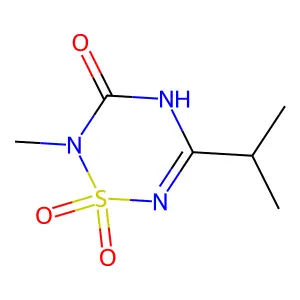 2H-1,2,4,6-Thiatriazin-3(4H)-one, 2-methyl-5-(1-methylethyl)-, 1,1-dioxide structure