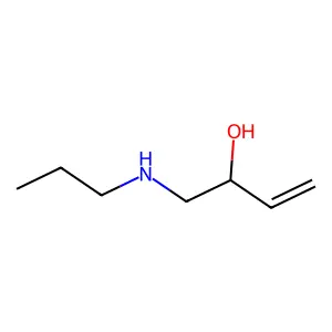 3-Buten-2-ol, 1-(propylamino)- structure