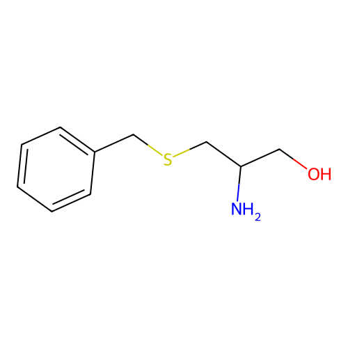 2-Amino-3-benzylsulfanylpropan-1-ol structure