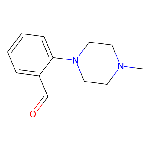 2-(4-Methylpiperazin-1-yl)benzaldehyde structure