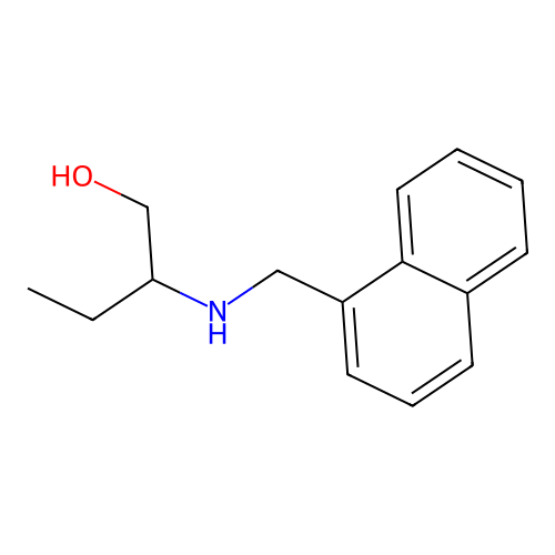 2-((Naphthalen-1-ylmethyl)amino)butan-1-ol structure