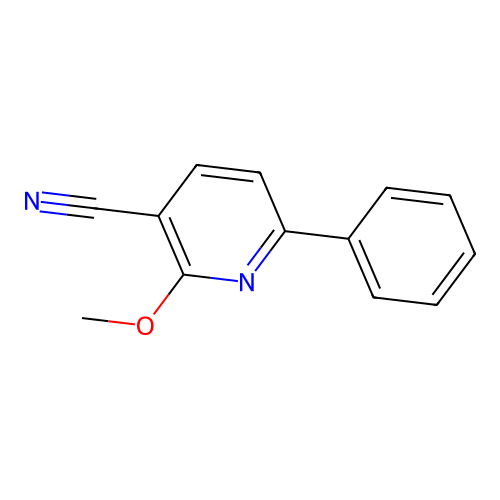 2-Methoxy-6-phenylnicotinonitrile structure