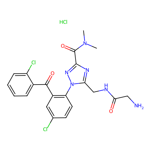 rilmazafone hydrochloride structure