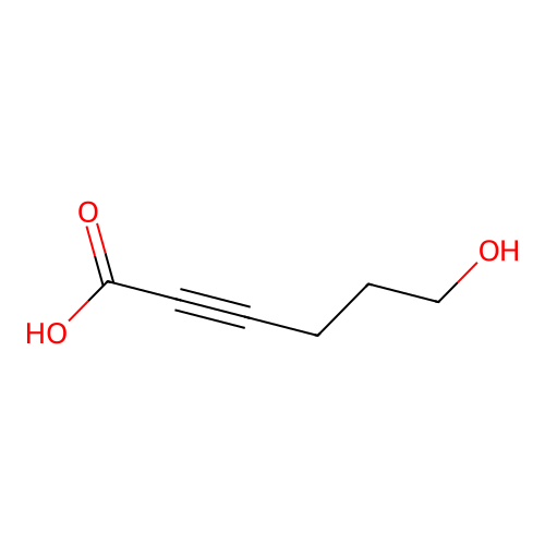 6-Hydroxy-2-hexynoic acid structure
