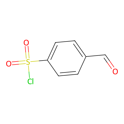4-Formylbenzene-1-sulfonyl chloride structure
