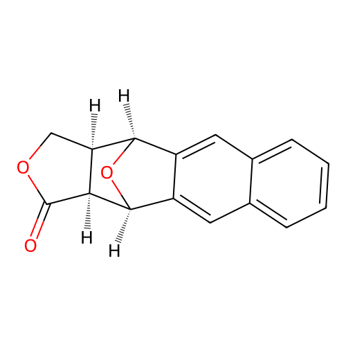 (3aS,4S,11R,11aS)-3a,4,11,11a-Tetrahydro-4,11-epoxyanthra[2,3-c]furan-1(3H)-one structure